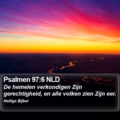 Psalmen 97:6 NLD Bible Verse Image