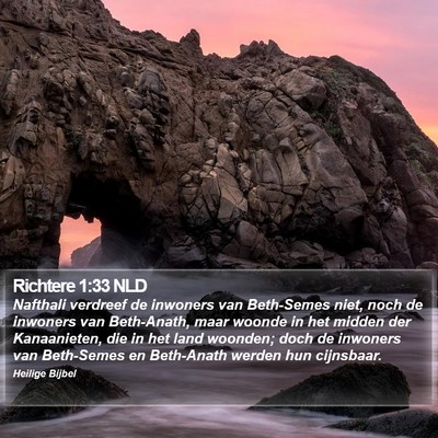 Richtere 1:33 NLD Bible Verse Image