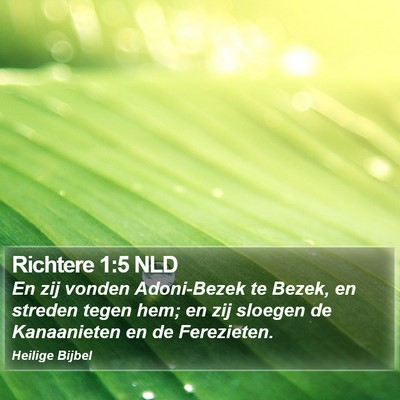 Richtere 1:5 NLD Bible Verse Image
