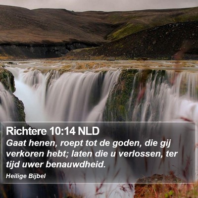 Richtere 10:14 NLD Bible Verse Image
