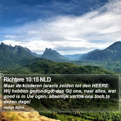 Richtere 10:15 NLD Bible Verse Image