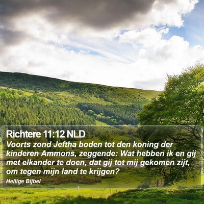Richtere 11:12 NLD Bible Verse Image