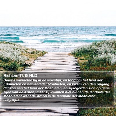 Richtere 11:18 NLD Bible Verse Image