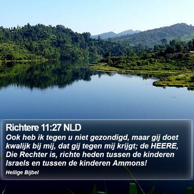 Richtere 11:27 NLD Bible Verse Image