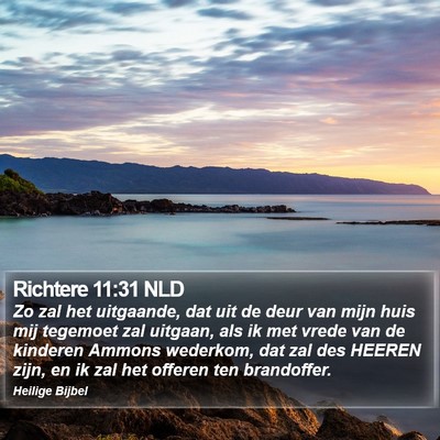 Richtere 11:31 NLD Bible Verse Image