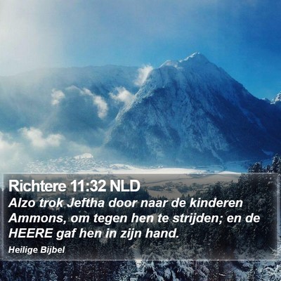 Richtere 11:32 NLD Bible Verse Image
