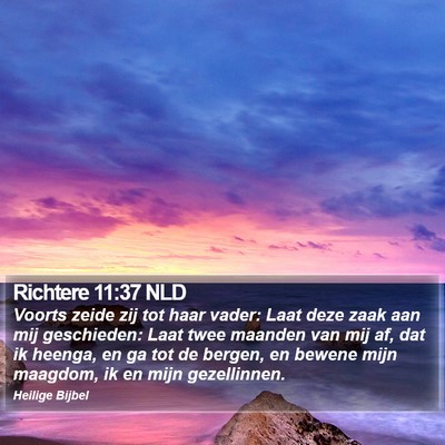 Richtere 11:37 NLD Bible Verse Image