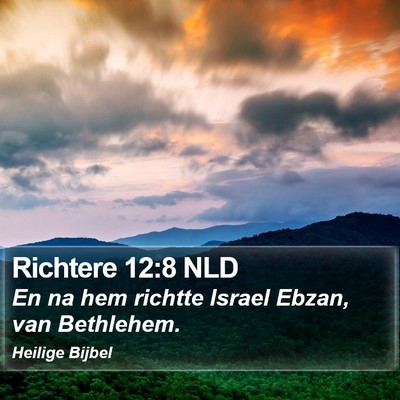 Richtere 12:8 NLD Bible Verse Image