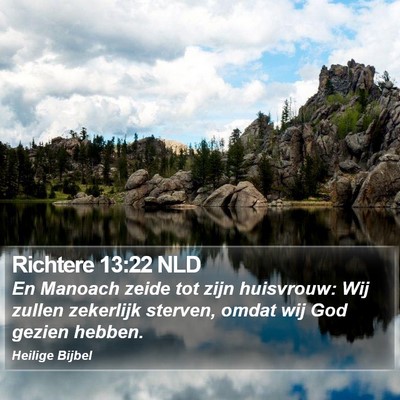 Richtere 13:22 NLD Bible Verse Image