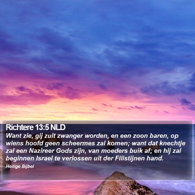 Richtere 13:5 NLD Bible Verse Image