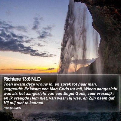 Richtere 13:6 NLD Bible Verse Image