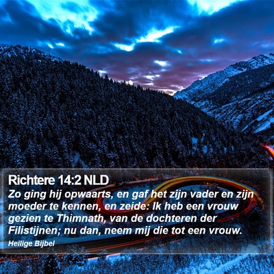 Richtere 14:2 NLD Bible Verse Image