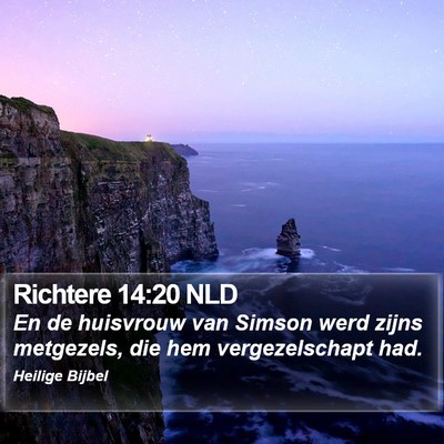 Richtere 14:20 NLD Bible Verse Image