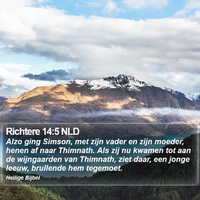 Richtere 14:5 NLD Bible Verse Image