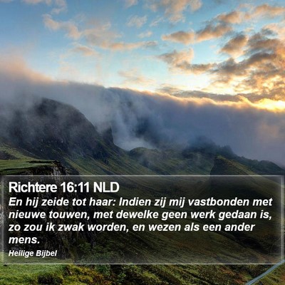 Richtere 16:11 NLD Bible Verse Image