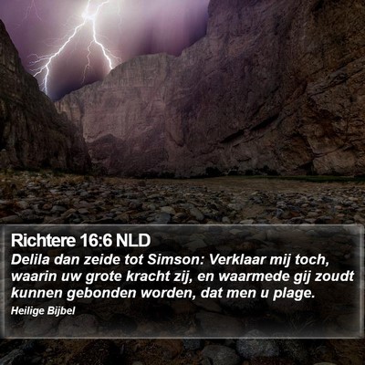 Richtere 16:6 NLD Bible Verse Image