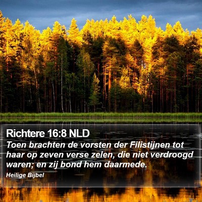 Richtere 16:8 NLD Bible Verse Image