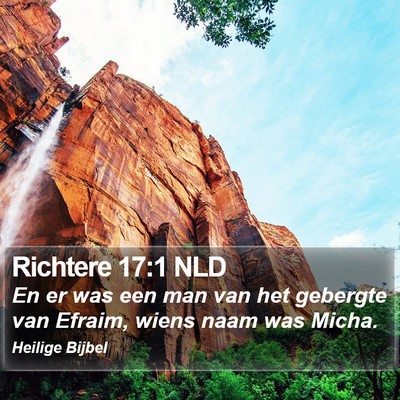 Richtere 17:1 NLD Bible Verse Image