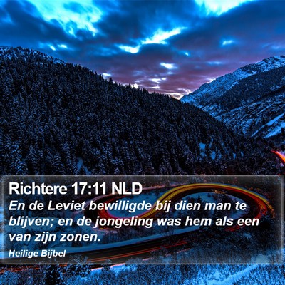Richtere 17:11 NLD Bible Verse Image