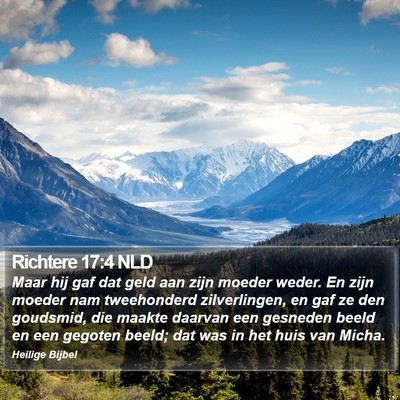 Richtere 17:4 NLD Bible Verse Image