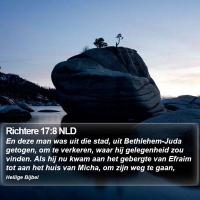 Richtere 17:8 NLD Bible Verse Image