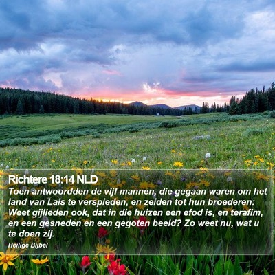 Richtere 18:14 NLD Bible Verse Image