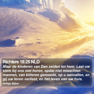 Richtere 18:25 NLD Bible Verse Image