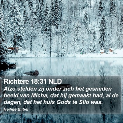 Richtere 18:31 NLD Bible Verse Image