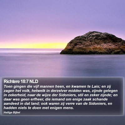 Richtere 18:7 NLD Bible Verse Image