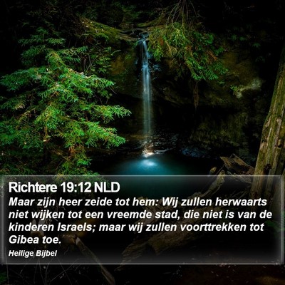 Richtere 19:12 NLD Bible Verse Image