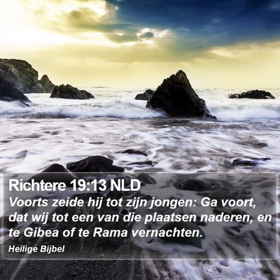 Richtere 19:13 NLD Bible Verse Image