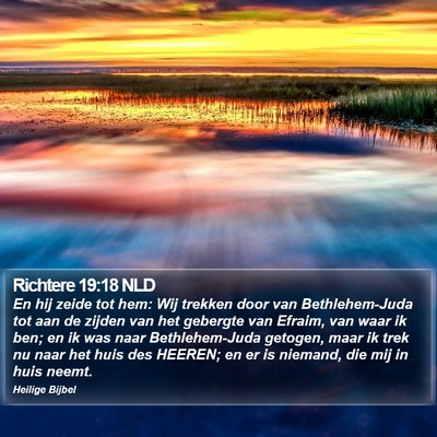 Richtere 19:18 NLD Bible Verse Image