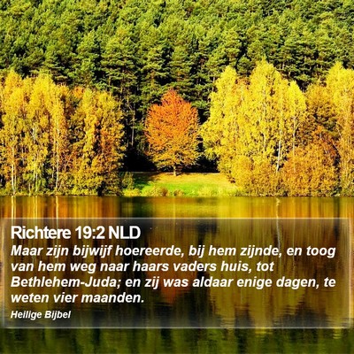 Richtere 19:2 NLD Bible Verse Image
