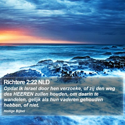 Richtere 2:22 NLD Bible Verse Image