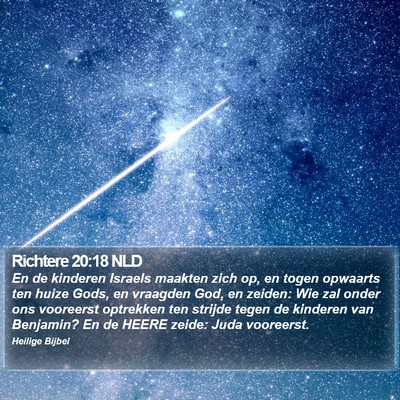 Richtere 20:18 NLD Bible Verse Image