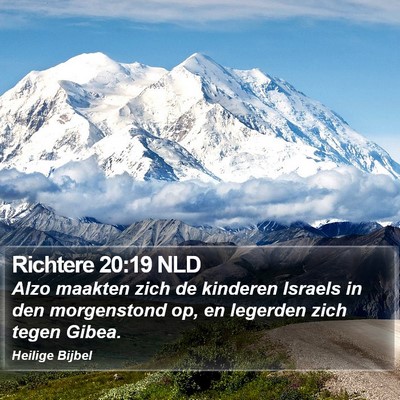 Richtere 20:19 NLD Bible Verse Image