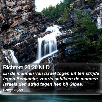 Richtere 20:20 NLD Bible Verse Image
