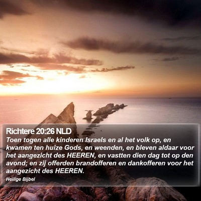 Richtere 20:26 NLD Bible Verse Image