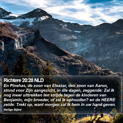 Richtere 20:28 NLD Bible Verse Image