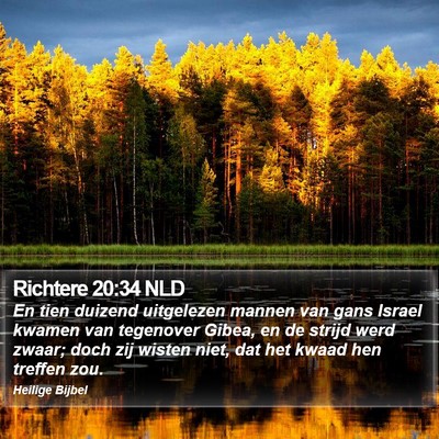 Richtere 20:34 NLD Bible Verse Image