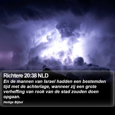 Richtere 20:38 NLD Bible Verse Image