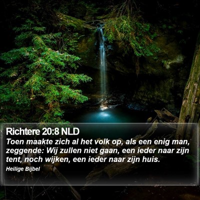 Richtere 20:8 NLD Bible Verse Image