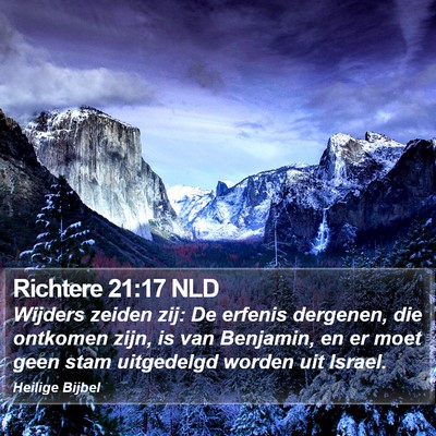 Richtere 21:17 NLD Bible Verse Image
