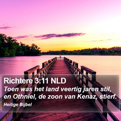 Richtere 3:11 NLD Bible Verse Image