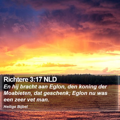 Richtere 3:17 NLD Bible Verse Image