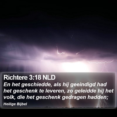 Richtere 3:18 NLD Bible Verse Image