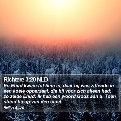 Richtere 3:20 NLD Bible Verse Image