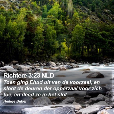 Richtere 3:23 NLD Bible Verse Image