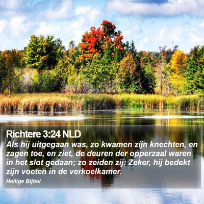 Richtere 3:24 NLD Bible Verse Image