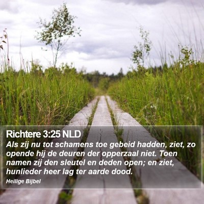 Richtere 3:25 NLD Bible Verse Image